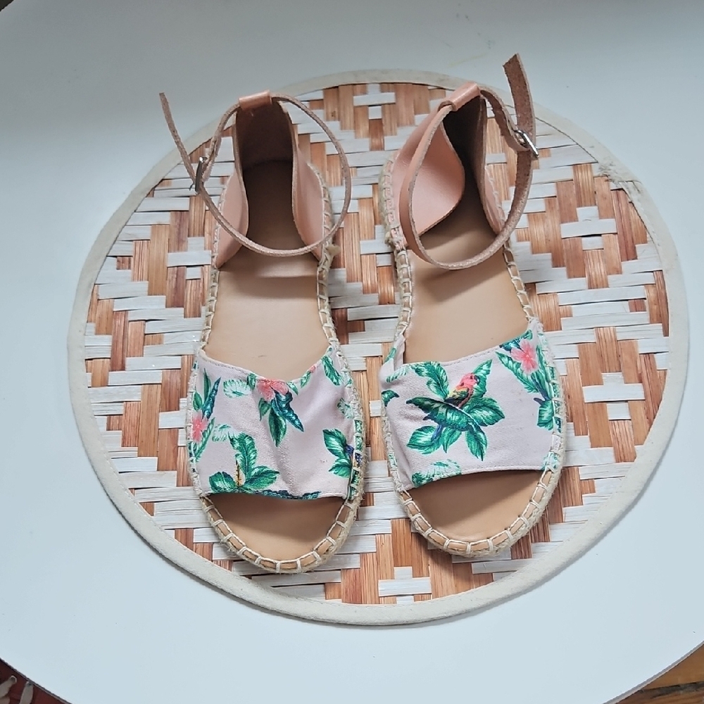 Floral Espadrille Sandals